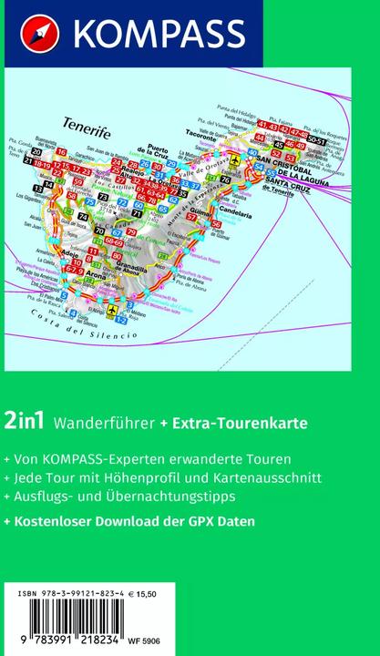 Immagine prodotto Guida escursionistica Tenerife, 80 Tour