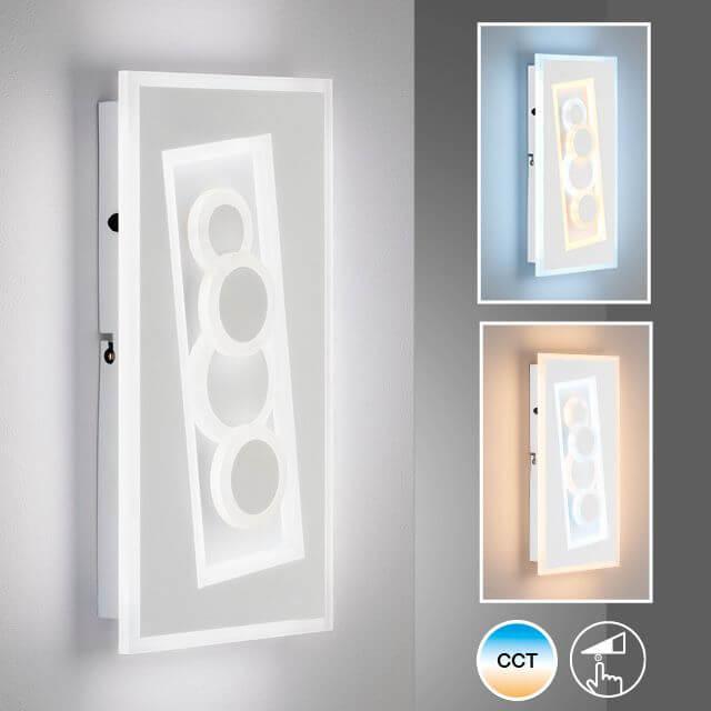 Actual product image Fischer & Honsel Honsel wall light Ratio - white/acrylic white (30434)