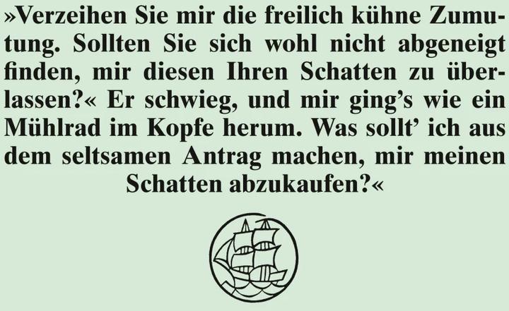 Produktbild Peter Schlemihls wundersame Geschichte (Deutsch, Adelbert von Chamisso, 2010)