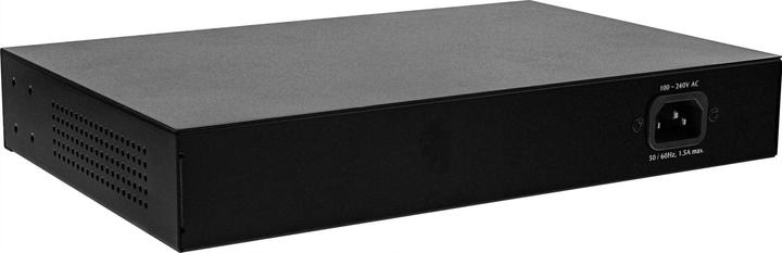 Produktbild InLine PoE+ Gigabit Netzwerk Switch 5 Port 4x PoE+ 11 Zoll inkl. 19 Zoll Winkeln luefterlos (5 Ports)