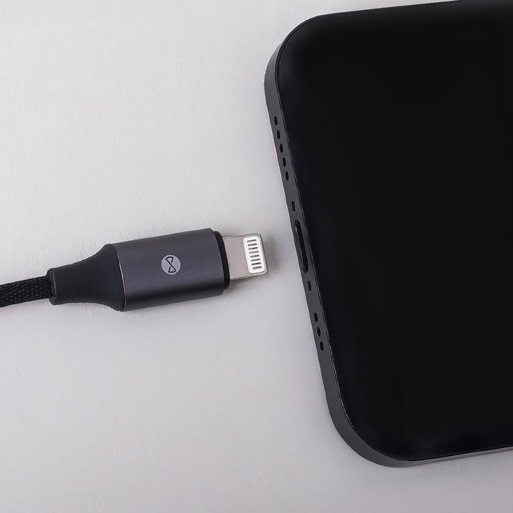 Produktbild Forever Adapter Audio AJL-01 Klinke 3,5 mm - Lightning schwarz (Klinkenadapter)