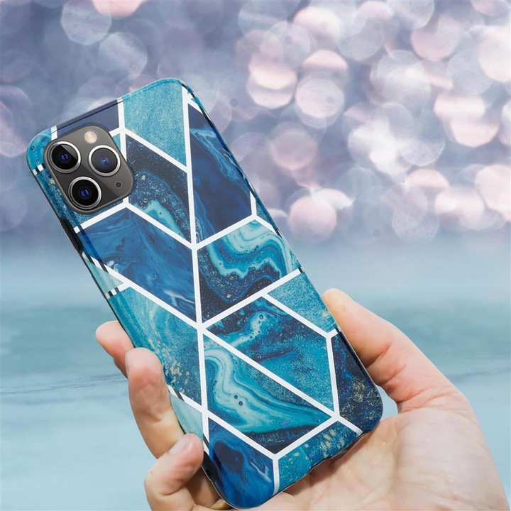 Actual product image Cadorabo IMD TPU Colorful Marble Cover (Apple iPhone 11 Pro)