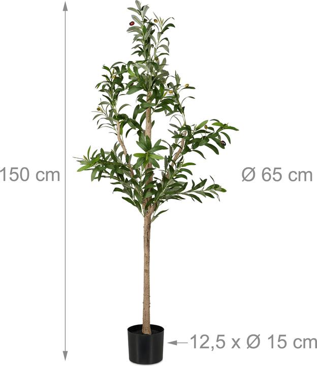 Actual product image Relaxdays Olive tree (150 cm)