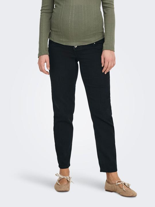 Actual product image Only Maternity OLMCATWALK Hohe Taille Verjüngter Slim Fit Jeans Mom Jeans (32)