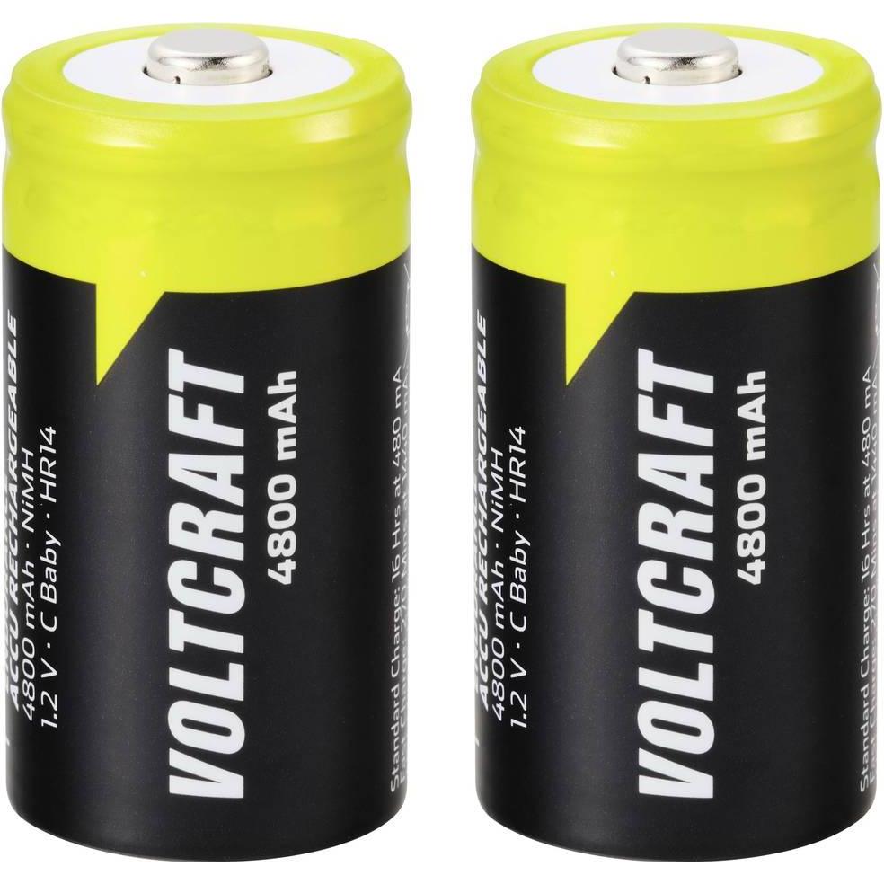 Voltcraft Endurance Baby (C)-Akku NiMH 4800 mAh 1.2 V 2 St. (2 Stk., 4800 mAh), Batterien + Akkus