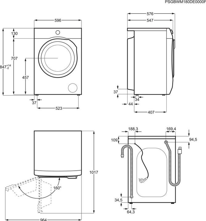 Immagine prodotto AEG Lavatrice L6FL731EX (7 kg, A sinistra)