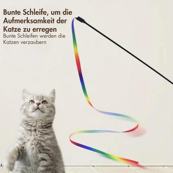 Produktbild Suba Katzen-Zauberstab Regenbogenspielzeug (Spielangel Katze)