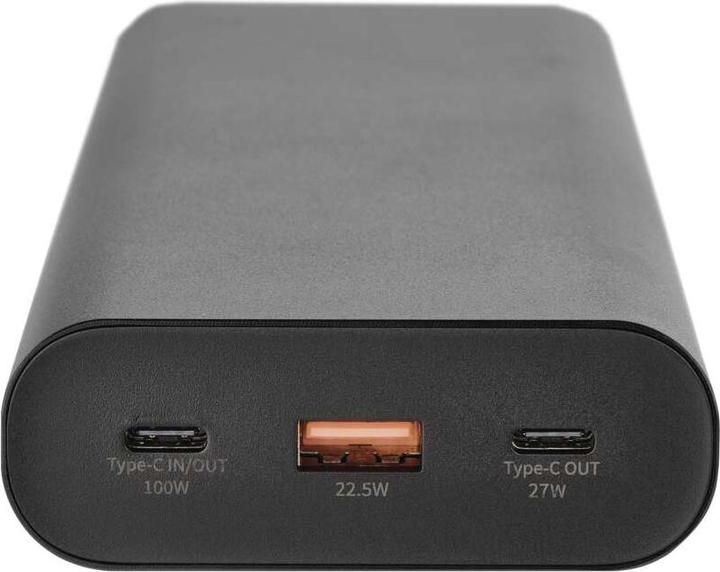 Produktbild Emos Powerbank NTBF30, 27 000 mAh, 100 W PD, schwarz (27000 mAh, 100 W, 99.90 Wh)