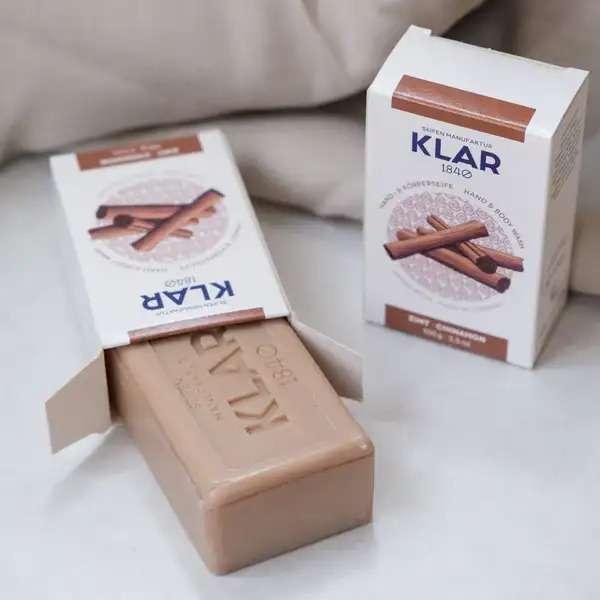 Actual product image Klar Cinnamon soap 100 g (Hard soap, 100 g)