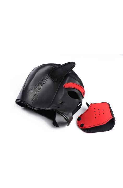 Produktbild Master Series Neoprene Puppy Hood - Black and Red
