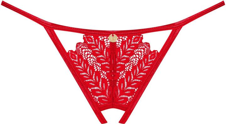 Produktbild Obsessive Ingridia Ouvert String Rot (XXL)