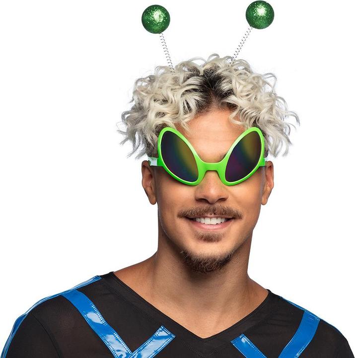 Actual product image Boland Alien Set: Partybrille und Tiara
