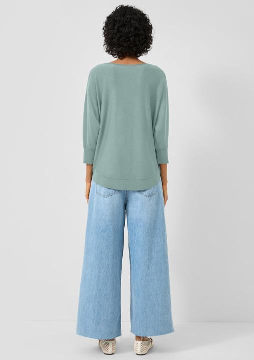 Produktbild s.Oliver Strickpullover Strickpullover mit Fledermausärmeln (L)