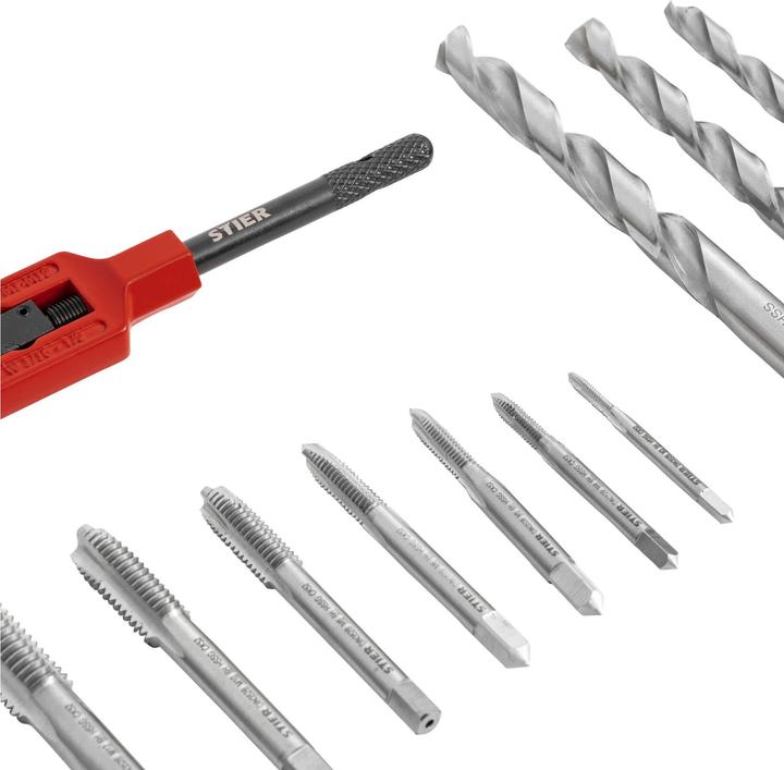 Actual product image Stier Thread cutting tool set M3-M12