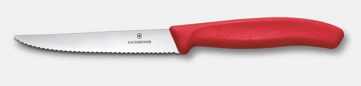 Produktbild Victorinox Swiss Classic, Steak- & Pizzamesser, 11cm, wellen, rot (1 Stück, Messer)