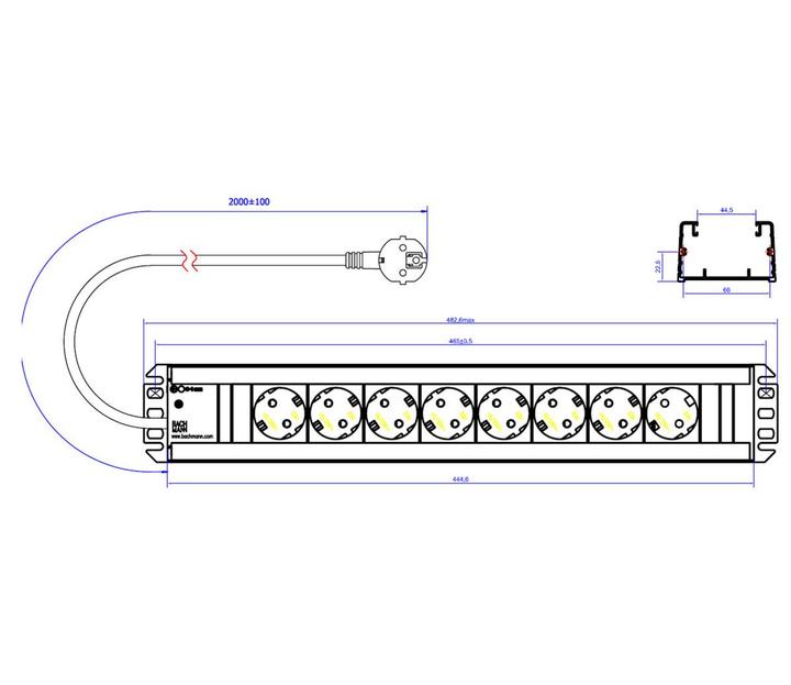 Actual product image Bachmann IT PDU Basic