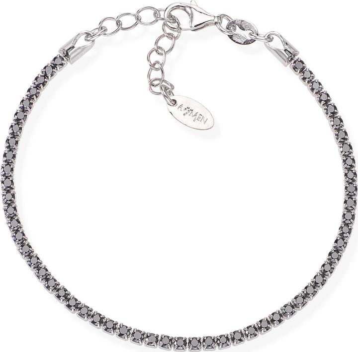 Immagine prodotto Amen Bracciale da tennis (19 cm, Argento 925)