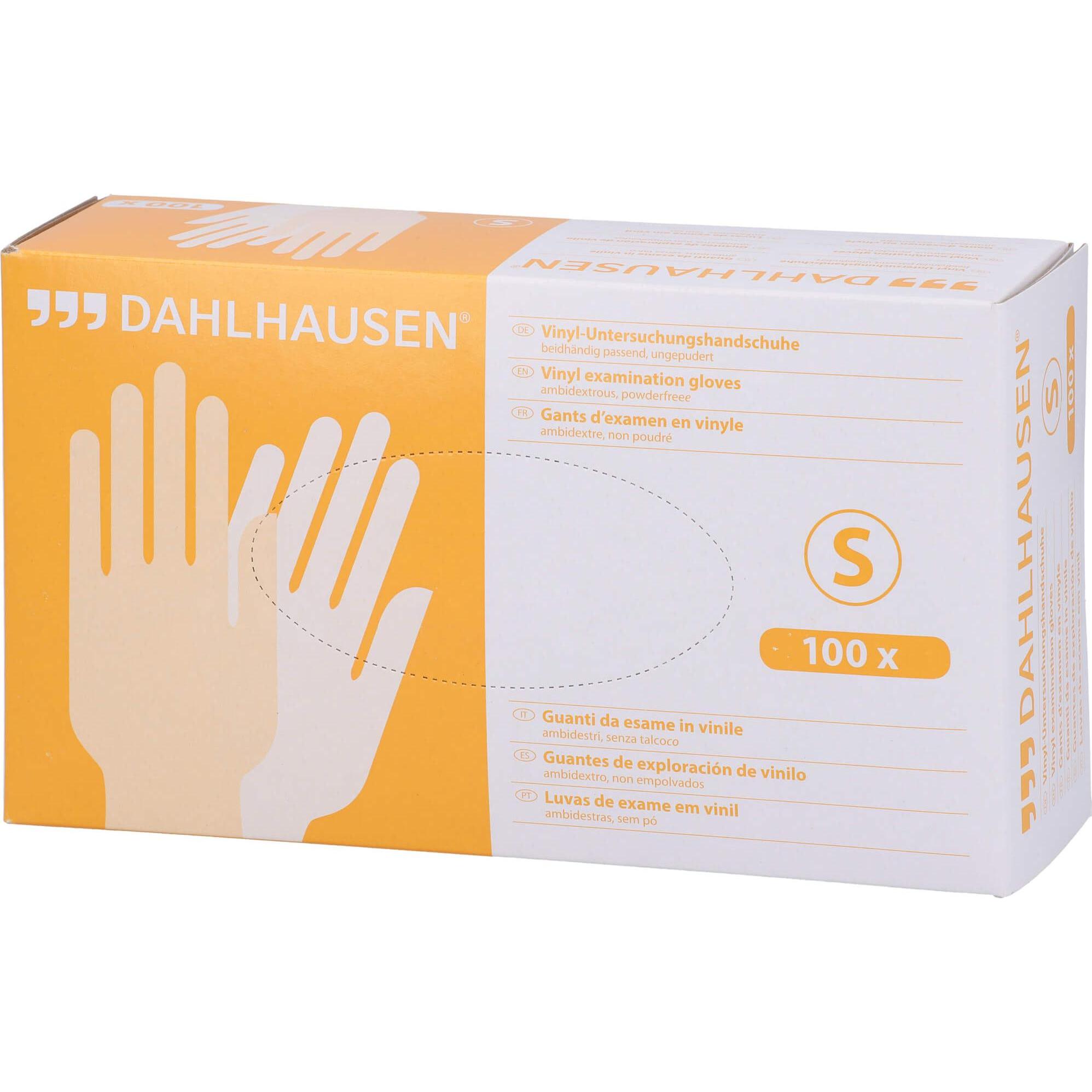 Dahlhausen, Schutzhandschuhe, Vinyl-Handschuhe ungep. Gr. S, 100 St HAS (S)
