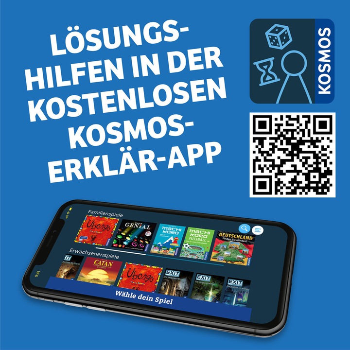 Actual product image Kosmos Ubongo Duel puzzle game (German)