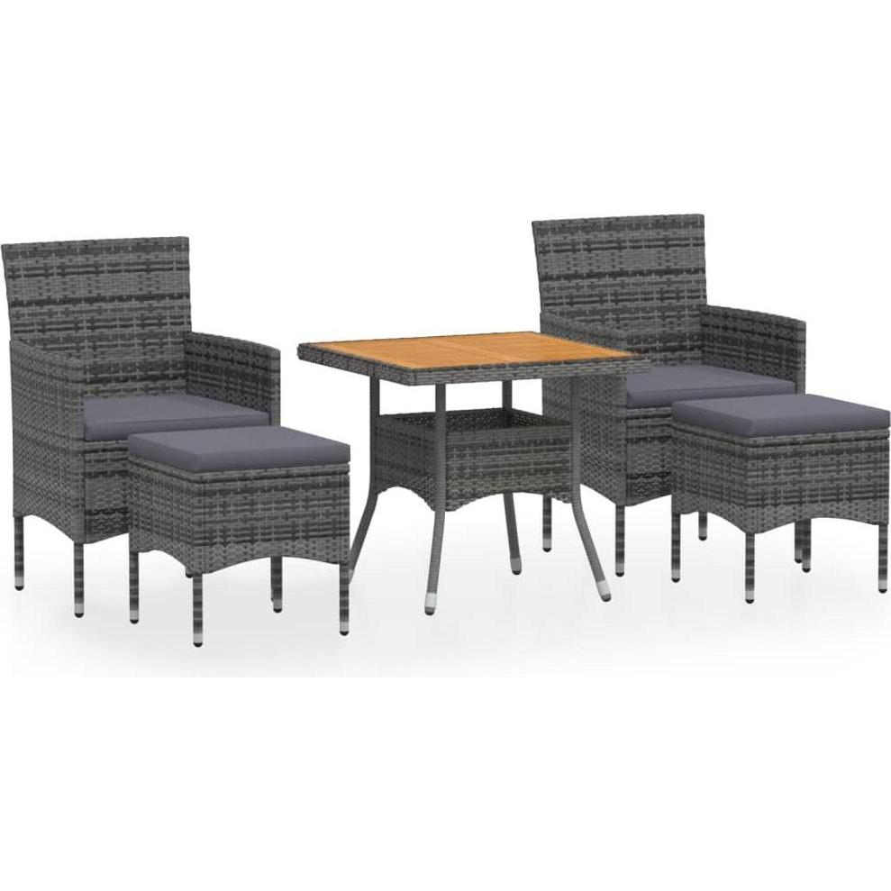 VidaXL, Gartentisch + Balkontisch, Ahmed (80 cm)