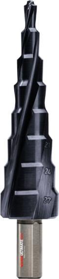 Produktbild Ruko Stufenbohrer ULTIMATECUT 6-27mm HSS RUnaTEC Spiralnut Z.4 Stufen 8 (6 - 27mm)