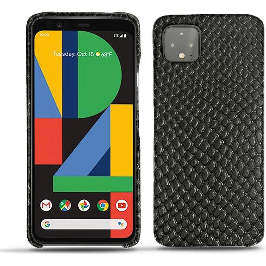 Noreve Lederschutzhülle (Google Pixel 4 XL), Smartphone Hülle, Schwarz