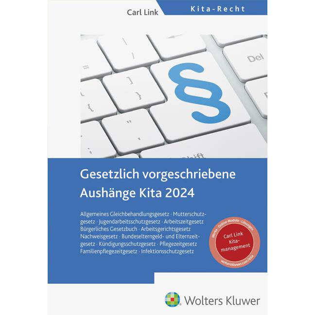 Thumbnail - Gesetzlich vorgeschriebene Aushänge Kita 2024, Fachbücher