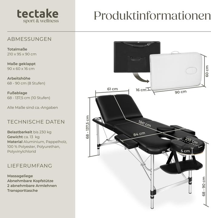 Actual product image tectake 3 Zones