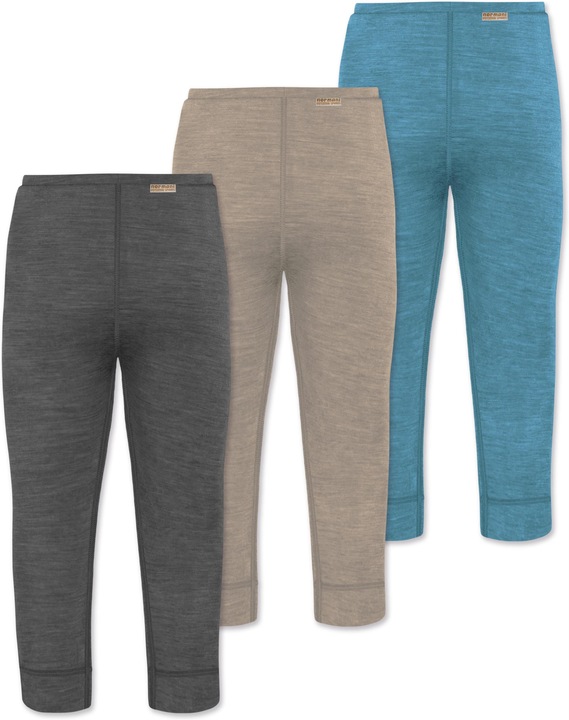 Produktbild Normani 3er Pack Baby Merino Hose Unterhose „Tihoi" - 9509 (68)
