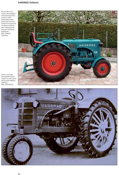 Produktbild Hanomag Traktoren (Deutsch, Gerhard Schreiner, 2010)