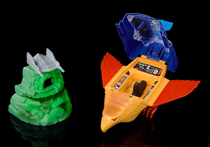 Actual product image Mattel Masters of the Universe Origins Exclusive Talon Fighter w/ Point Dread