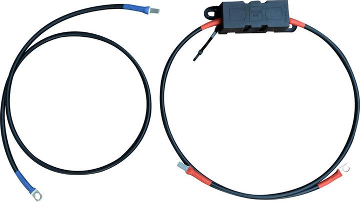 Actual product image Enjoy solar Battery cable with high-load fuse holder 1m 35mm², battery to charge controller (Solar cable)