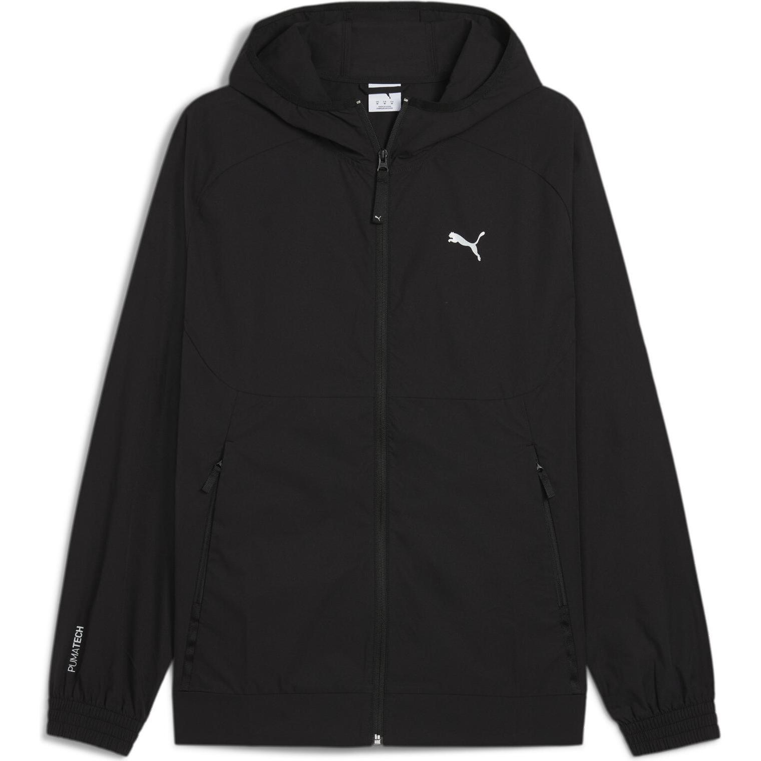 Puma, Herren, Laufjacke, PUMATECH Relaxed Track Jacket WV (S), Schwarz, S