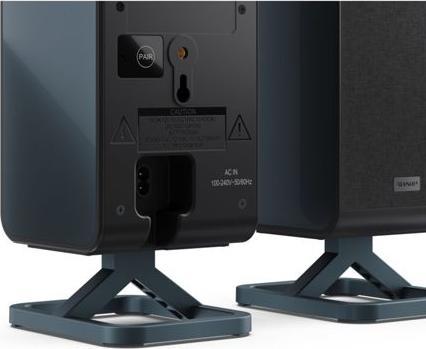 Produktbild Sharp Speakers HT-SPR52021(BK) Q Soundbar 2.0.2 Wireless Rear Surround Speakers, Black | (200 W, 2.0.2 Kanal)