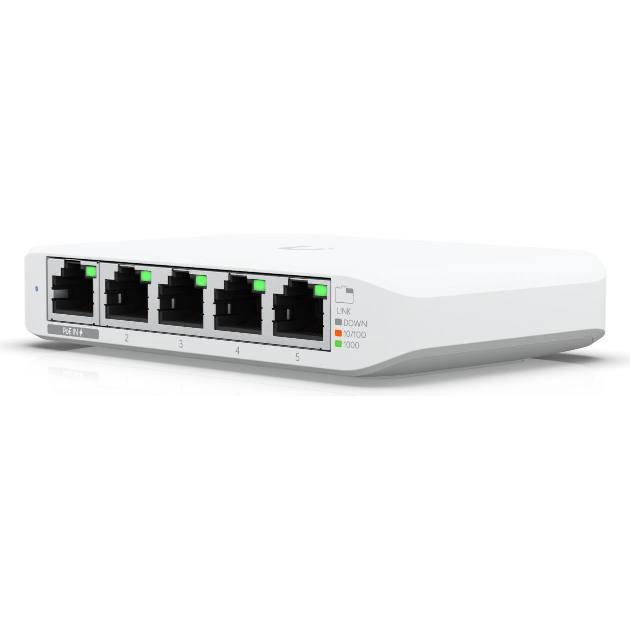 Ubiquiti Flex Mini UK (5 Ports), Netzwerk Switch, Weiss