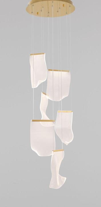 Produktbild Nova Luce SIDERNO LED Pendelleuchte Gold 39W Warmweiss 150x48cm 9054442
