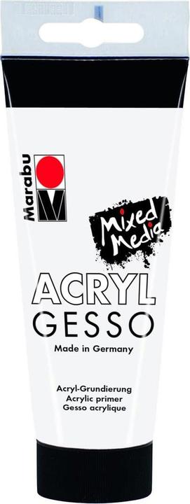 Marabu Acrylique gesso blanc (Blanc, 100 ml)