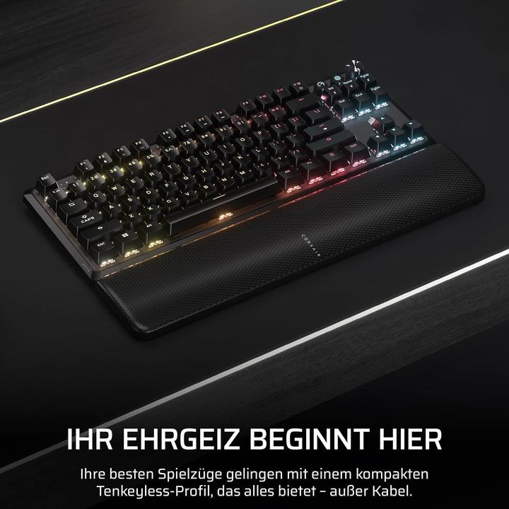 Immagine prodotto Corsair K70 CORE TKL (Germania, Cablato, Senza fili)
