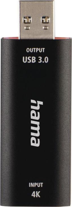 Actual product image Hama Video recording stick, USB plug - HDMI™ socket, 4K (Mac, PC)
