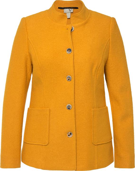 Actual product image Ulla Popken Boiled Wool Princess Seam Jacket (50)