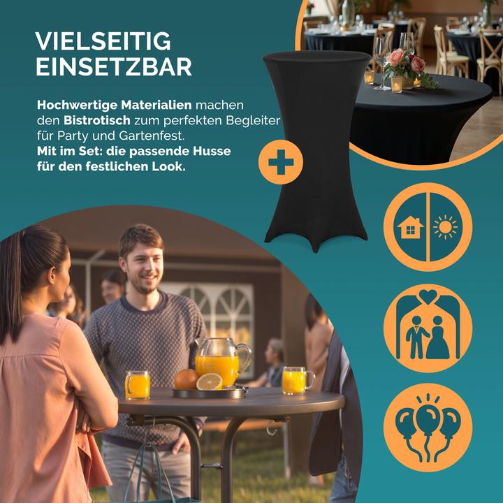 Image du produit Casaria Table haute avec housse