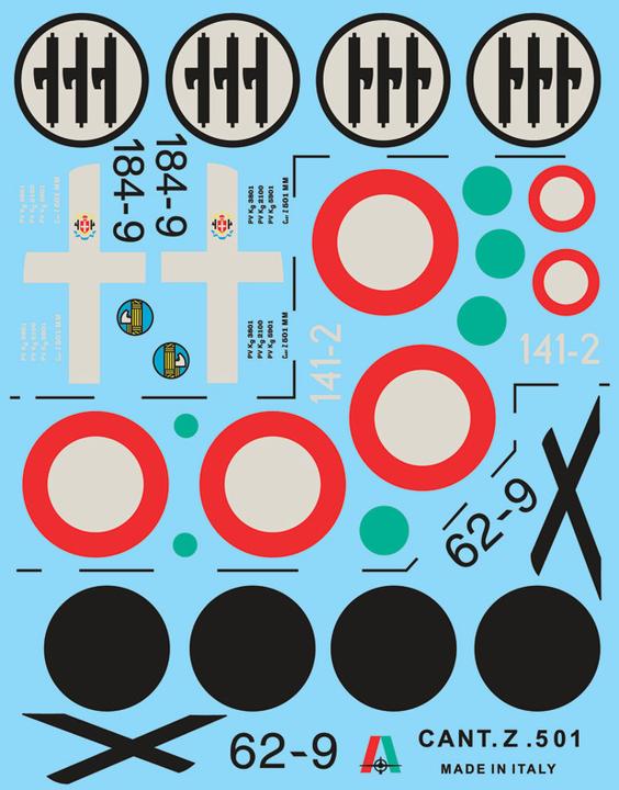 Actual product image Italeri Cant Z 501