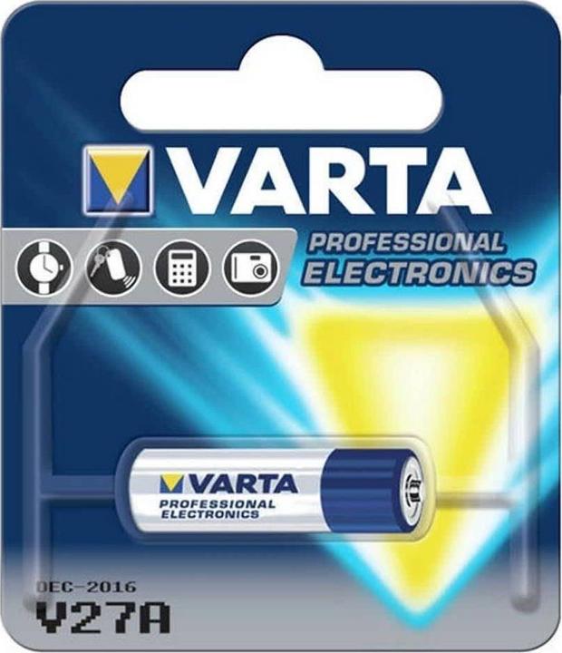 Image du produit Varta Electronics V27A (1 pcs, A27, 19 mAh)