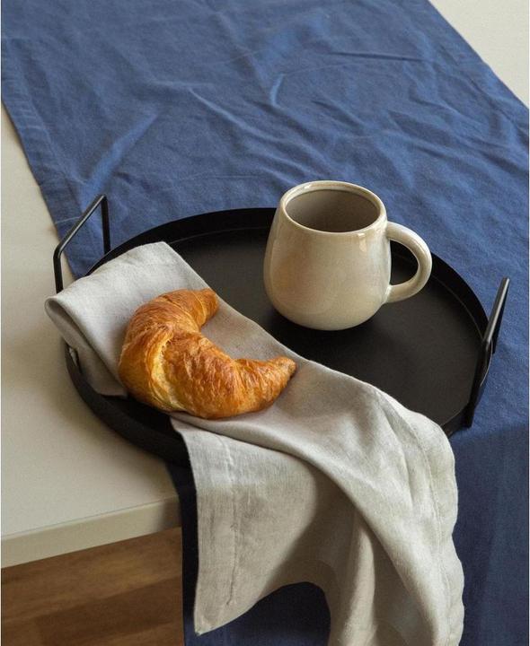 Image du produit Esmée Serviertablett, Metalltablett mit Griffen