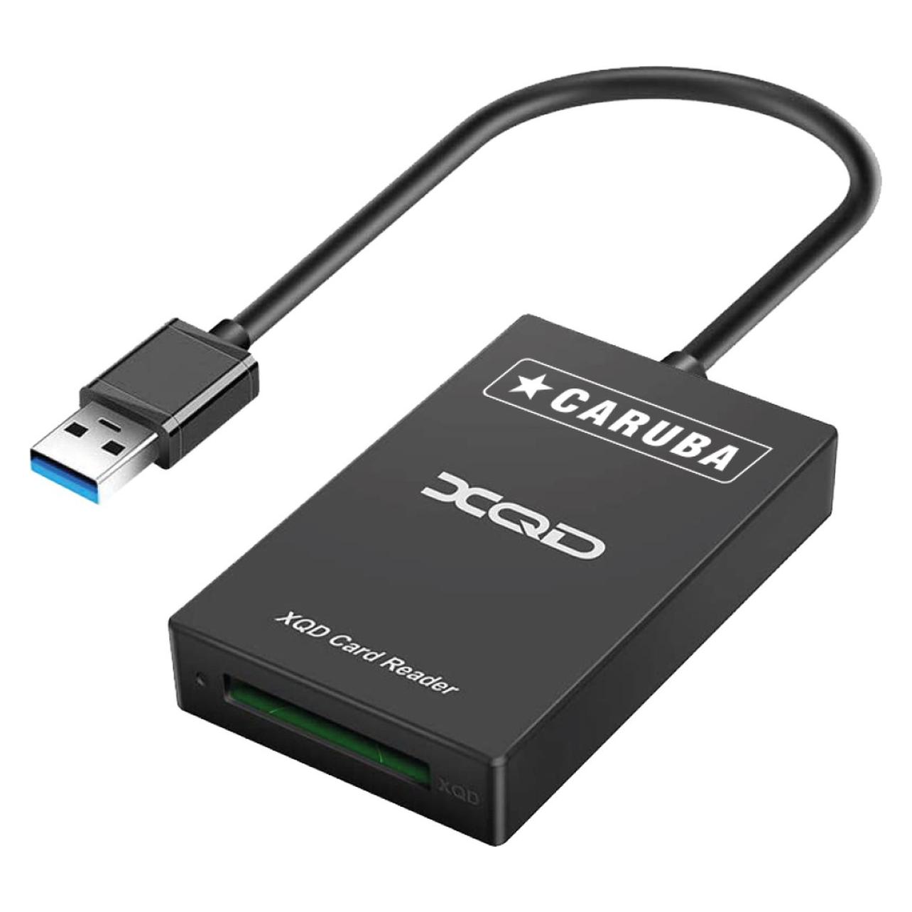 Caruba Kartenleser Xqd (Usb 3.0 Standard-A Stecker), Speicherkartenlesegerät, Schwarz