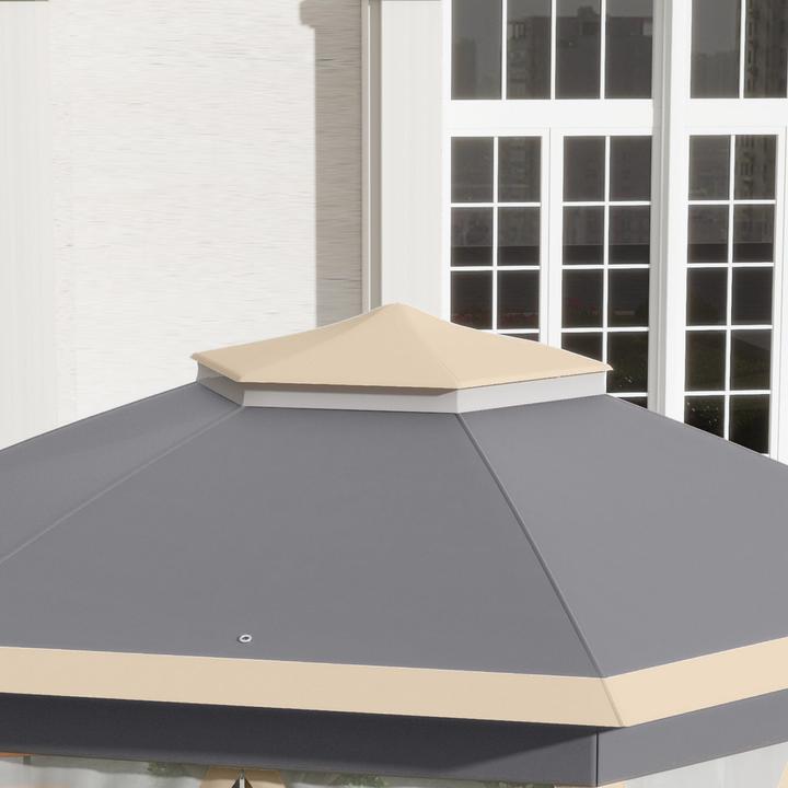 Actual product image Outsunny Folding pavilion with carrier bag (405 cm, 405 cm)