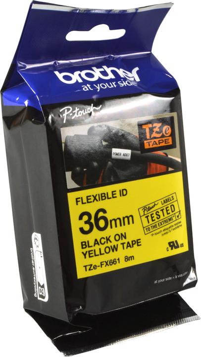 Actual product image Brother P-Touch (4 cm, Black)