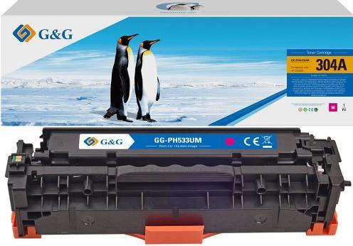 Image du produit G&G Toner compatible, Magenta, HP CC533A CE413A (M)