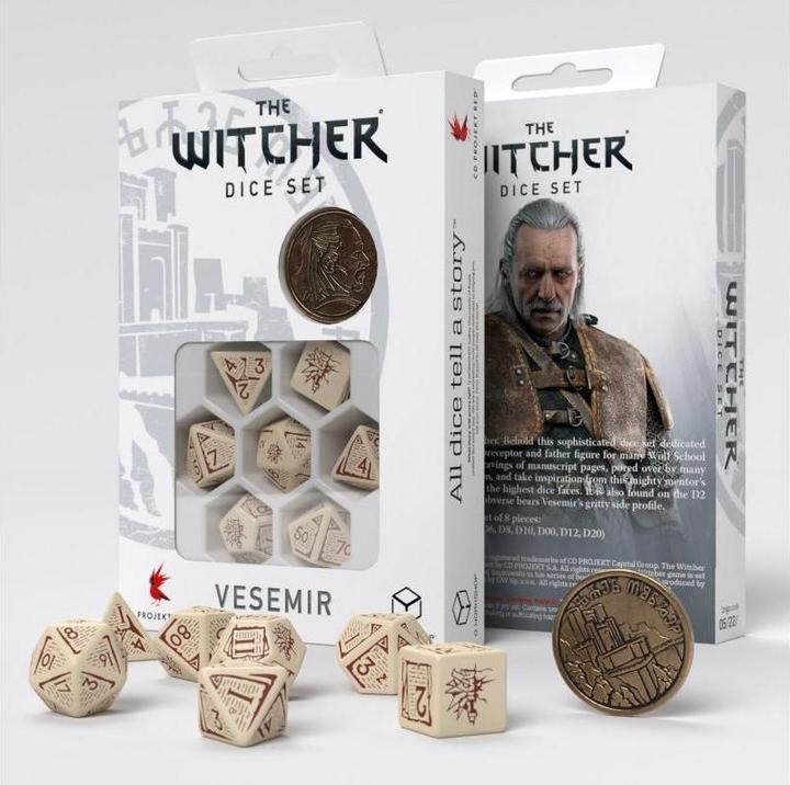 Produktbild Q Workshop The Witcher Dice Set. Vesemir - The Old Wolf