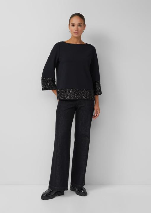 Immagine prodotto s.Oliver Bluse Tunikabluse mit Pailletten an den Säumen (32)